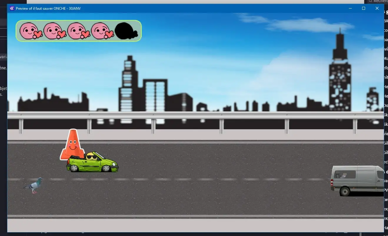 Screen du jeux vidéo